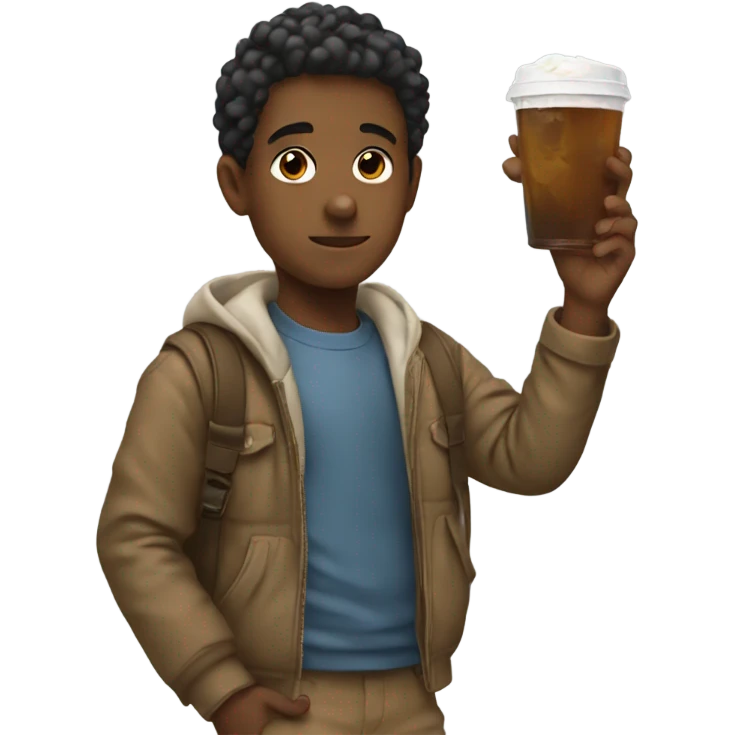 boy going bru with hand emoji
