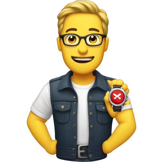 youtube special badge, wristwatch, grade emoji