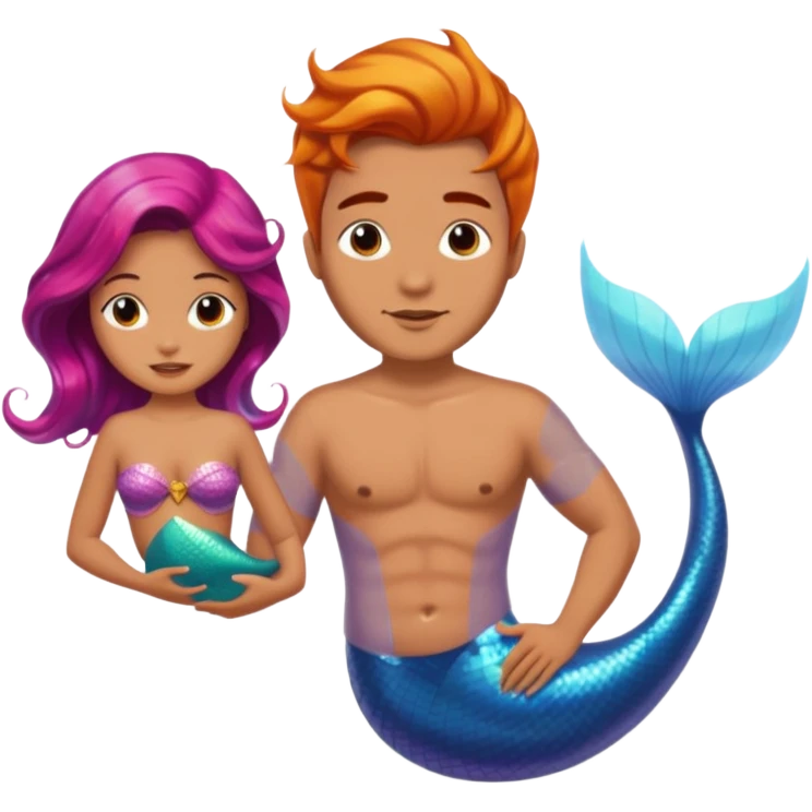 man  mermaid 
 emoji