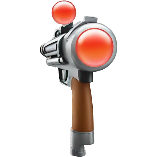 Bubble shooting gun emoji