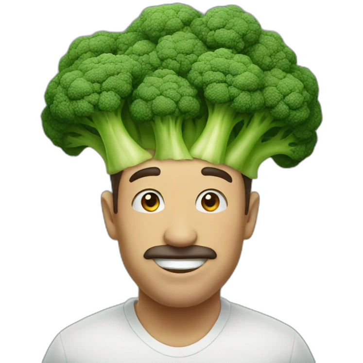 Broccoli man emoji