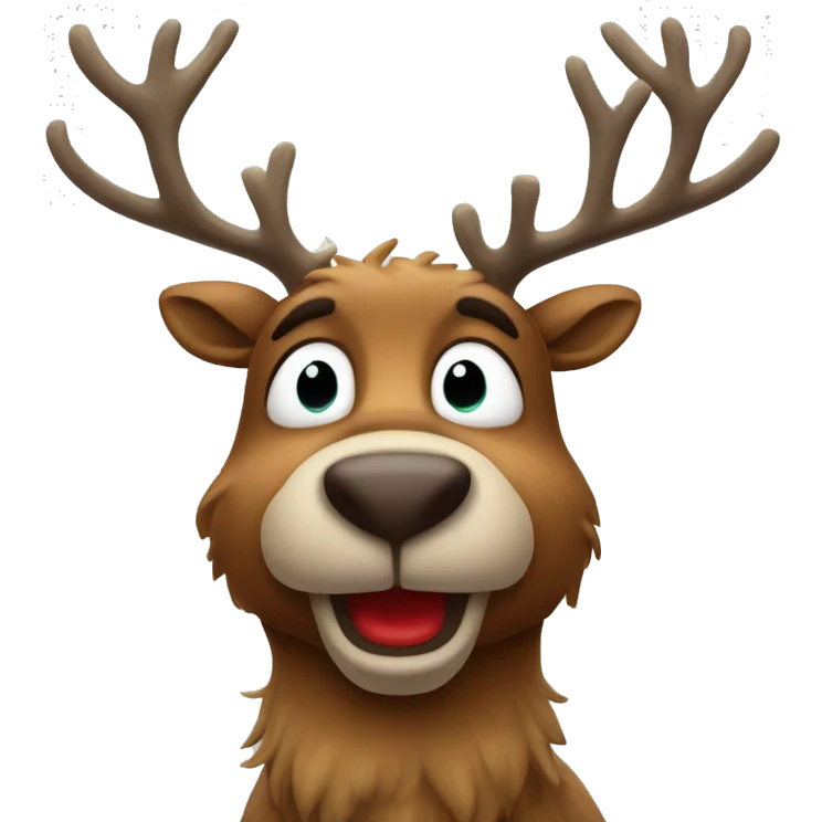Red Nosed Reindeer emoji