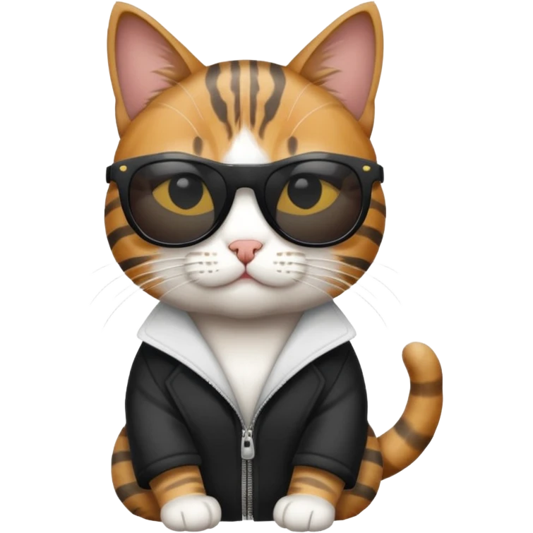 Cat wearing sunglasses emoji