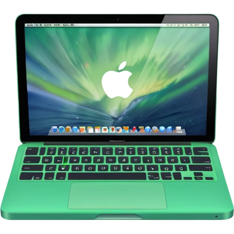 green 90s macbook  emoji