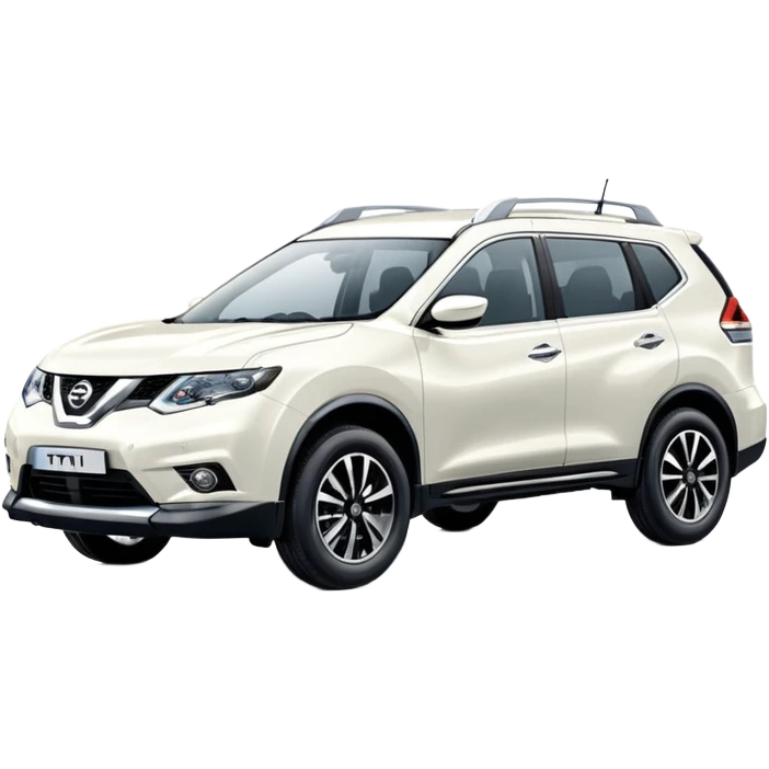 White Nissan Xtrail 2019 emoji