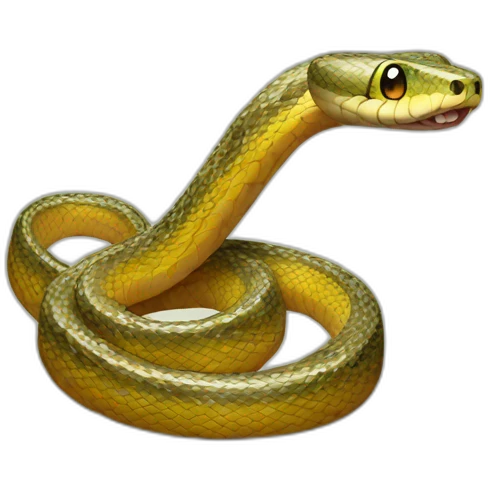 Diamond snake emoji
