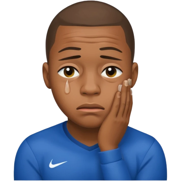 Mbappe crying emoji