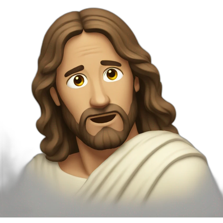 Jesus in tears emoji