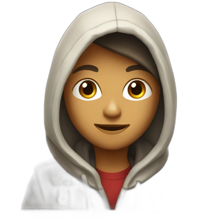 Pers avec capuche  emoji