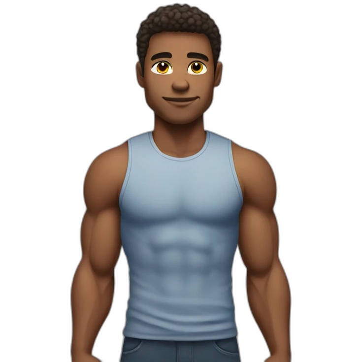 Muscle young man emoji