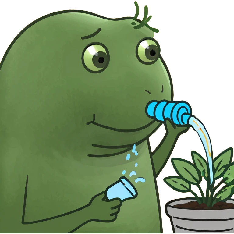 Person watering plants emoji