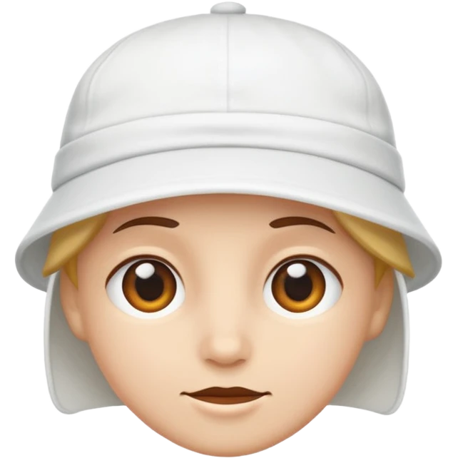White cap  emoji