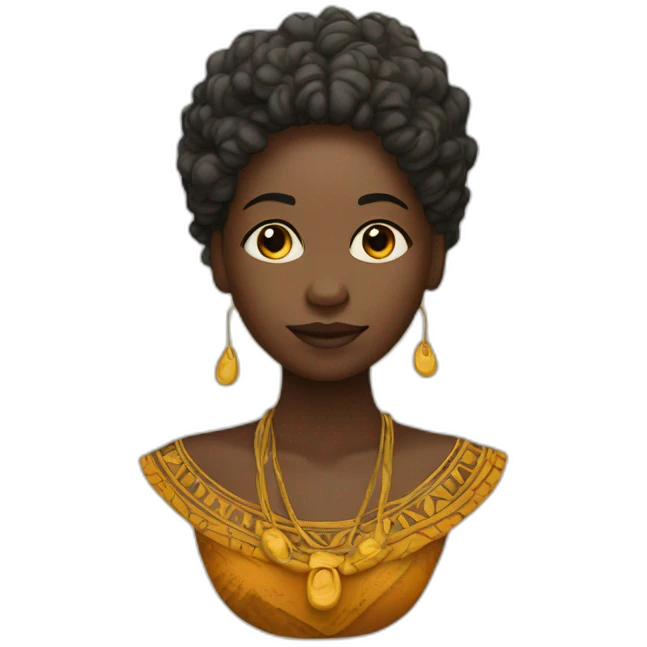 Forme contour de l'afrique emoji