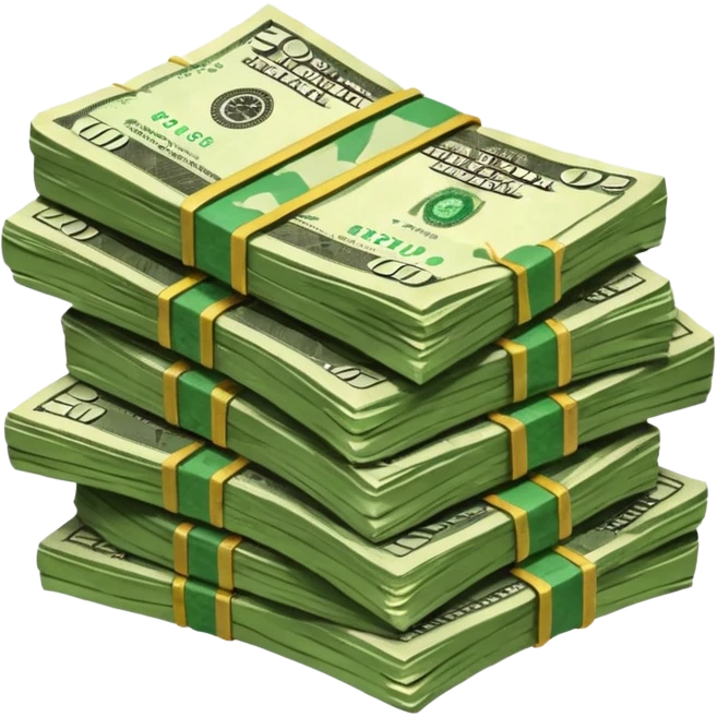 Falling value of the dollar emoji