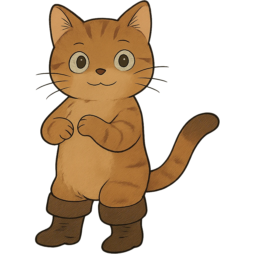 cat in boots emoji