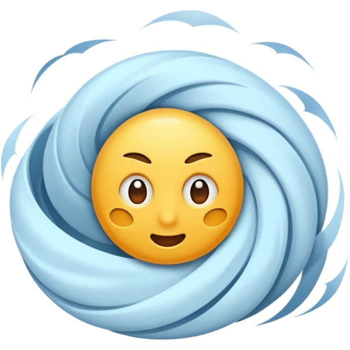 el viento sin cara emoji