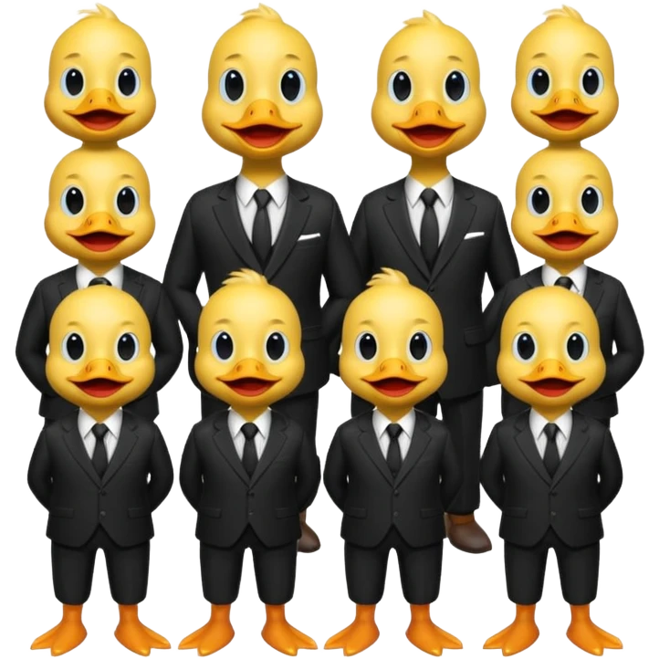 socialite duck men emoji