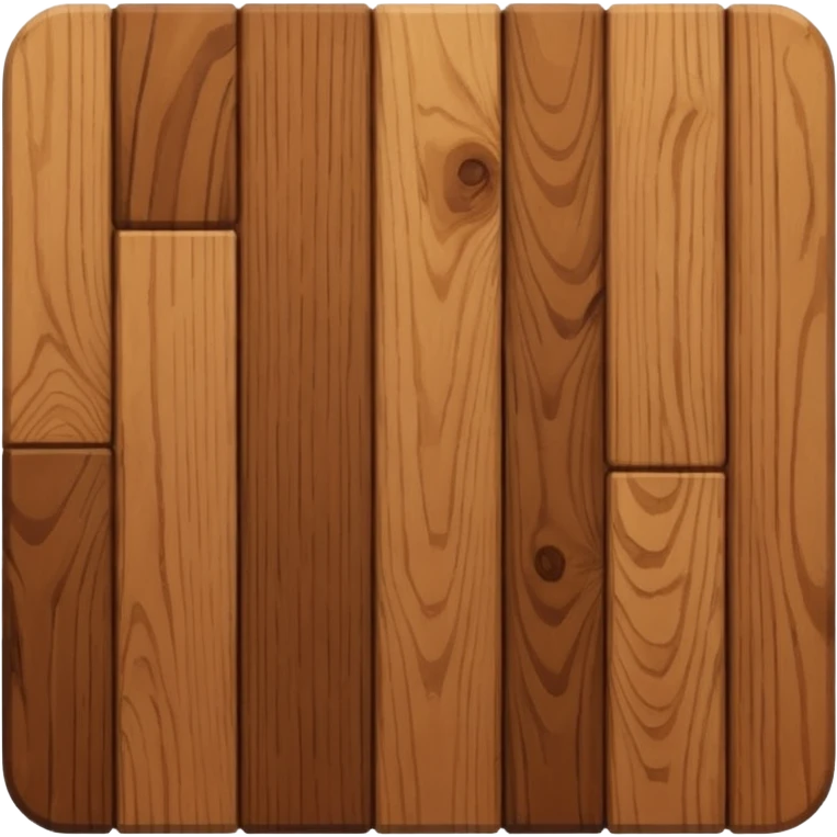Now a wood floor emoji