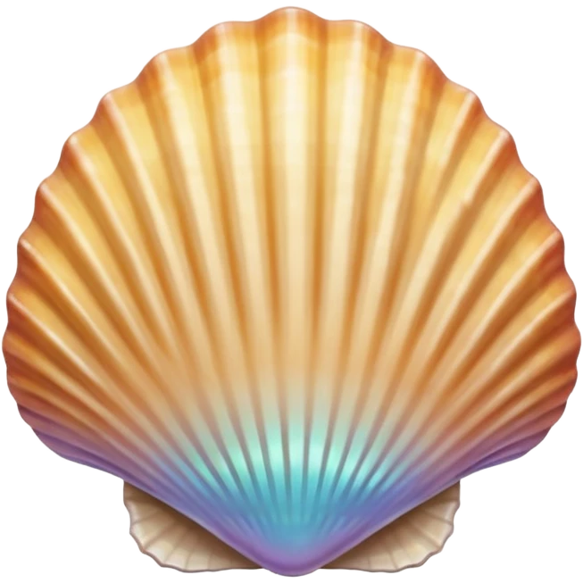 light beige sea shell emoji