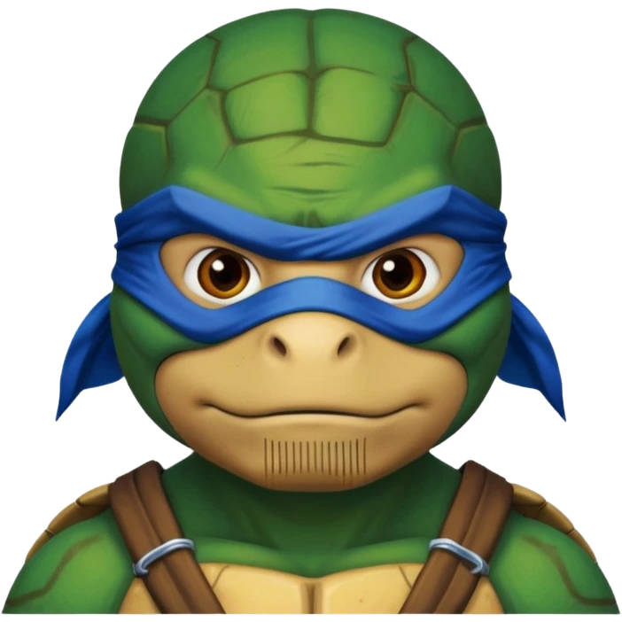 Ninja turtle Leonardo emoji