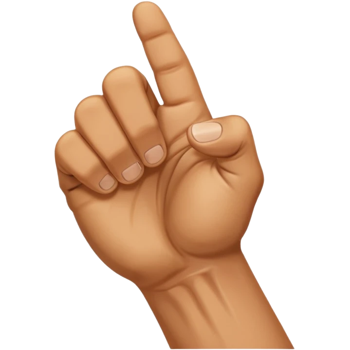 back of veiny fist rearview emoji