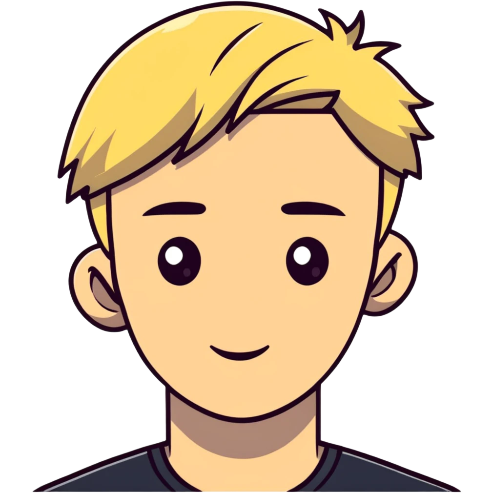 blonde young man emoji