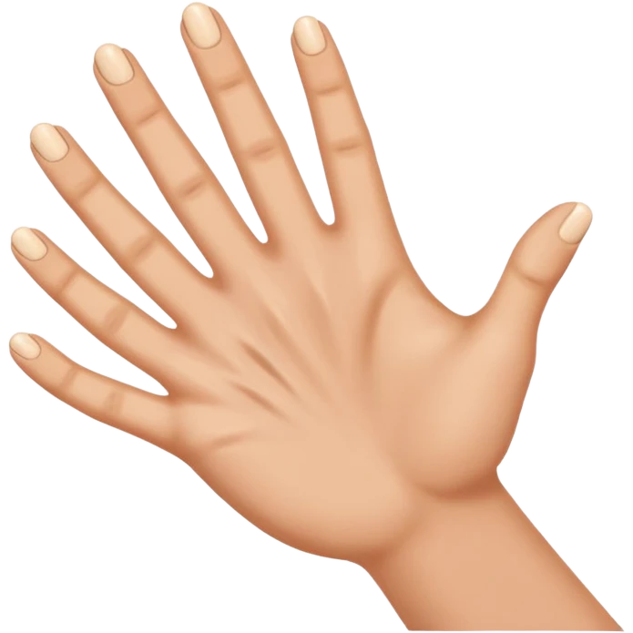shock her hand  emoji
