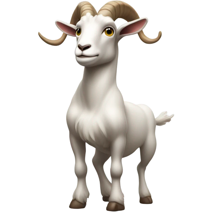 GOAT flexing muscles emoji