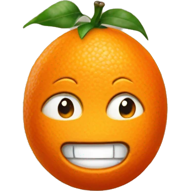 tangerine chararcter emoji