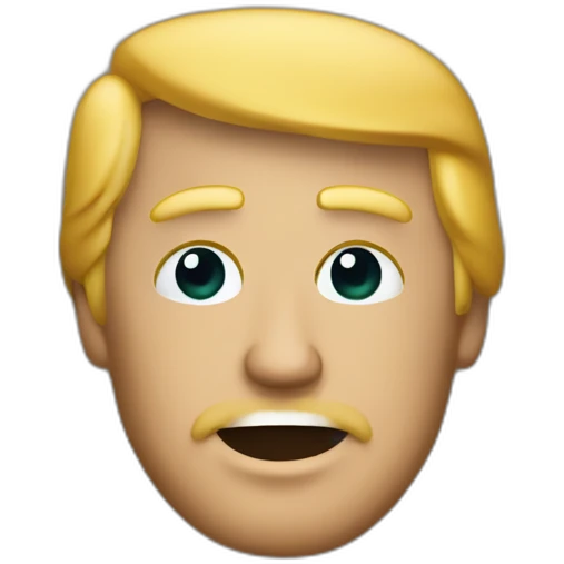 Trump en bois emoji