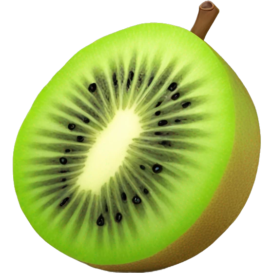 3D kiwi fruit  emoji