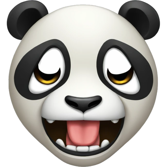 hungry angry panda emoji