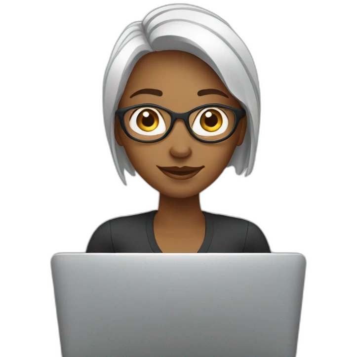 woman with laptop emoji