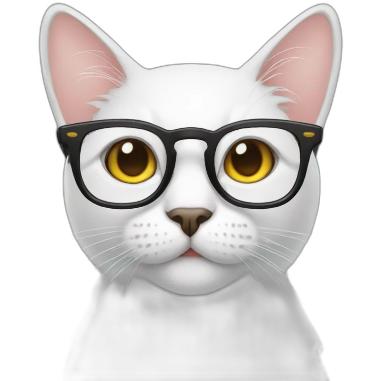 cat with glasses emoji