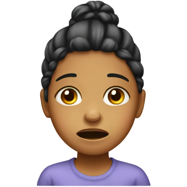 Girl crying  emoji