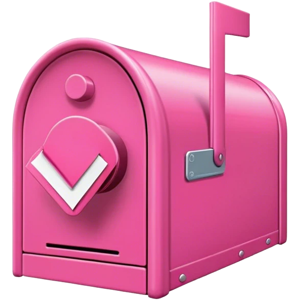 pink unified mailbox emoji