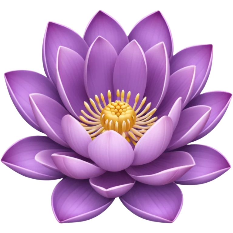 Lavender lotus emoji