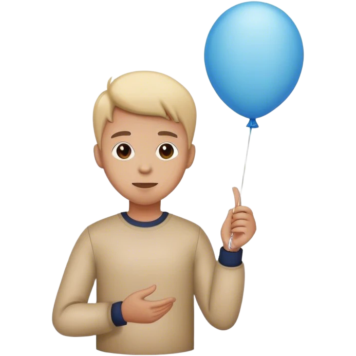 I knew you were written on a balloon emoji
