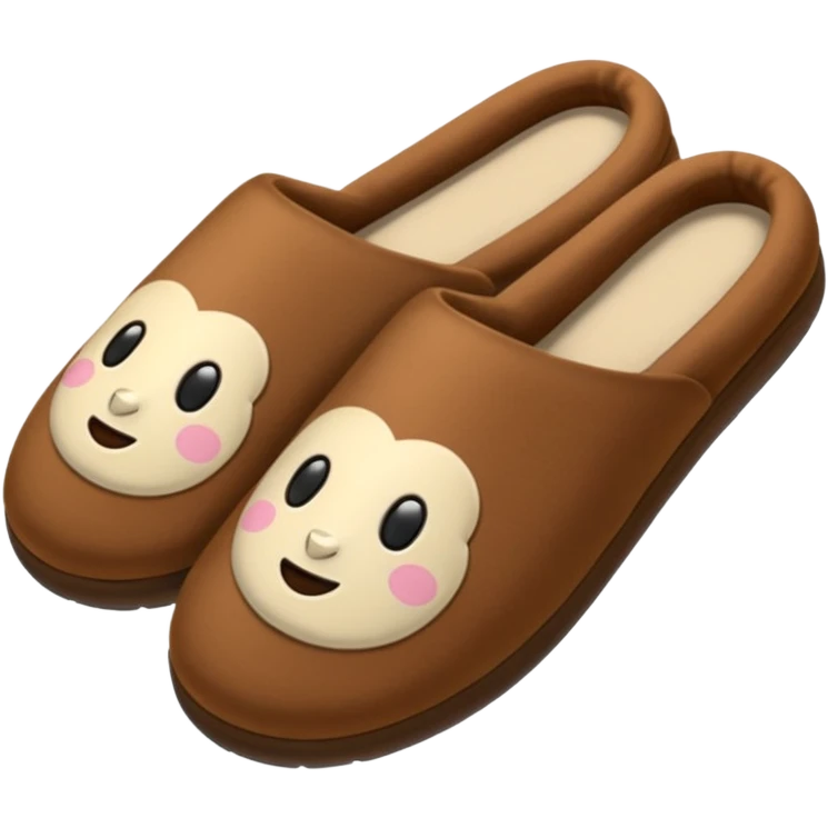 Ug slippers  emoji