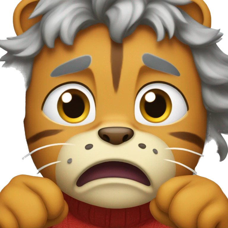 Angry Daniel tiger emoji