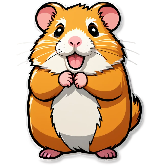 grandpa hamster emoji