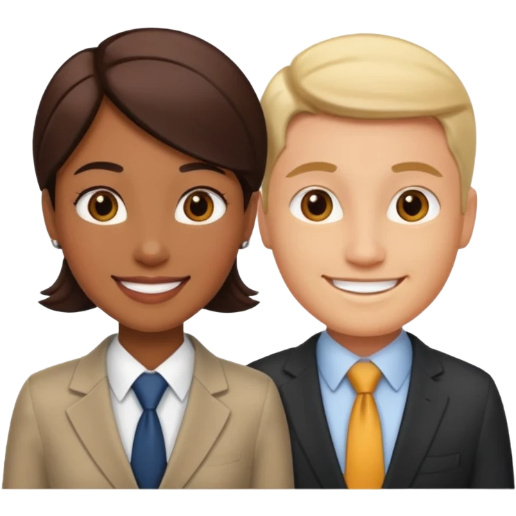 2 business people  emoji