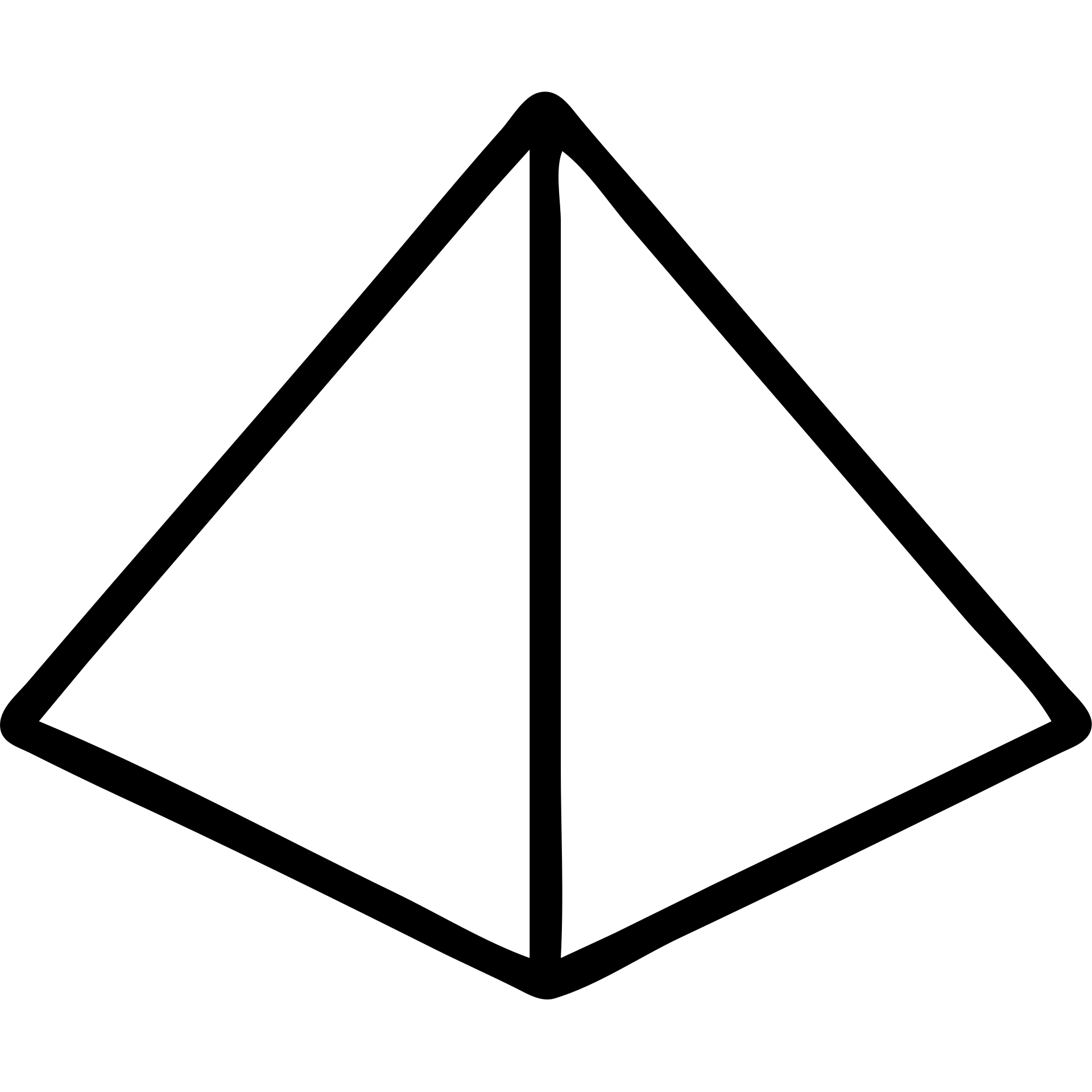 outlined square pyramid icon emoji