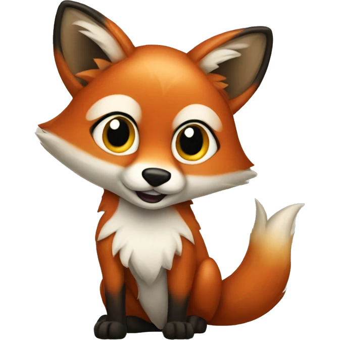 sneaky fox emoji