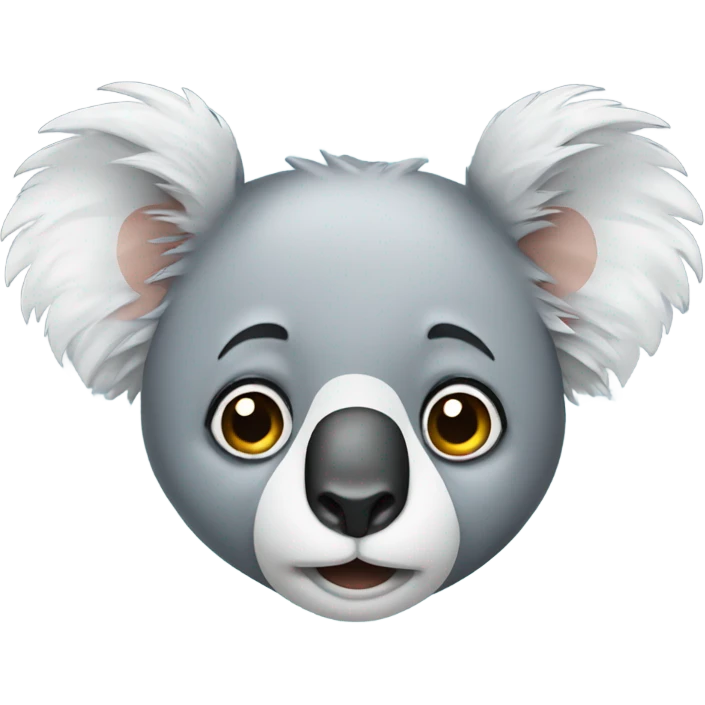 Tired koala emoji