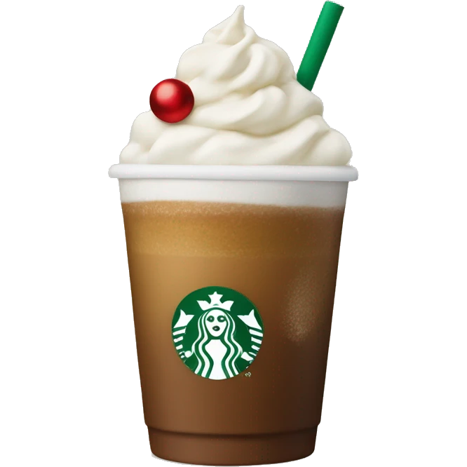 Starbucks holiday drink emoji
