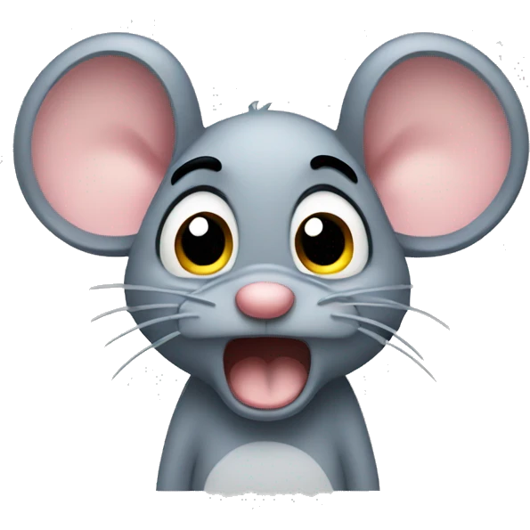 sad crying mouse emoji