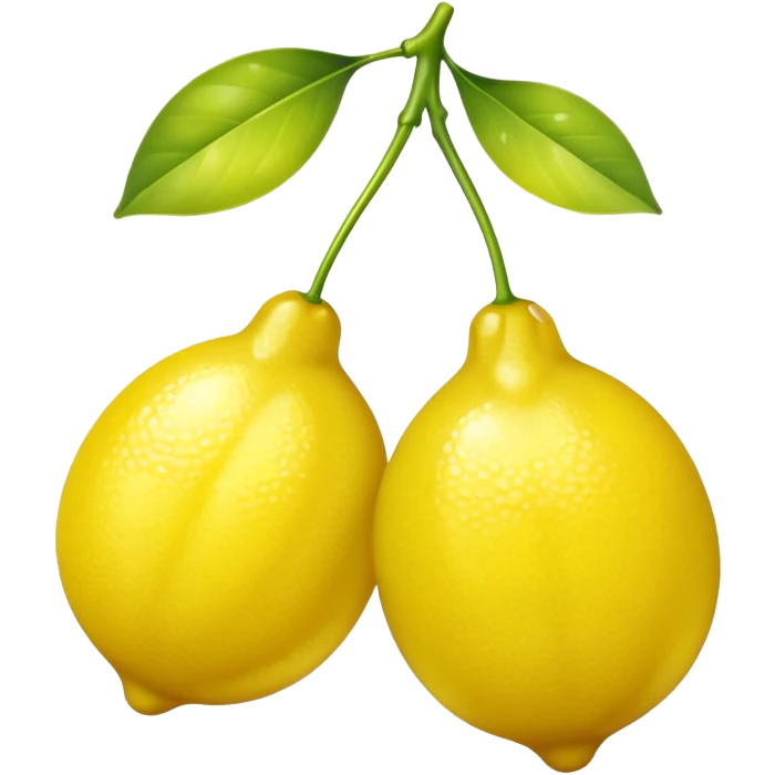 two lemon drops cheers emoji