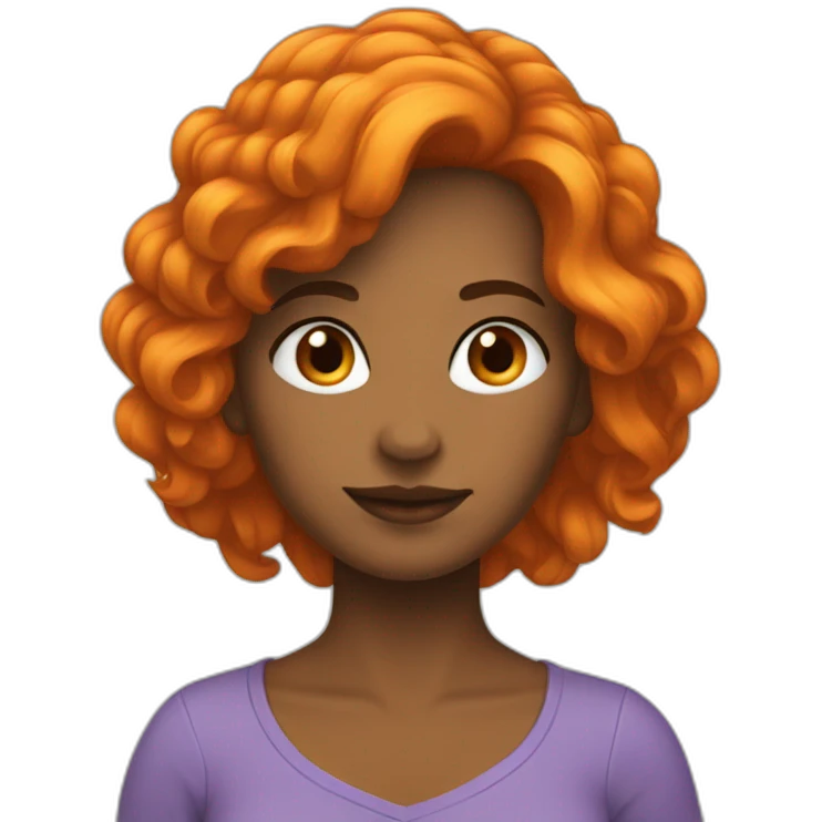 nira-isabel-with-hair-orange emoji