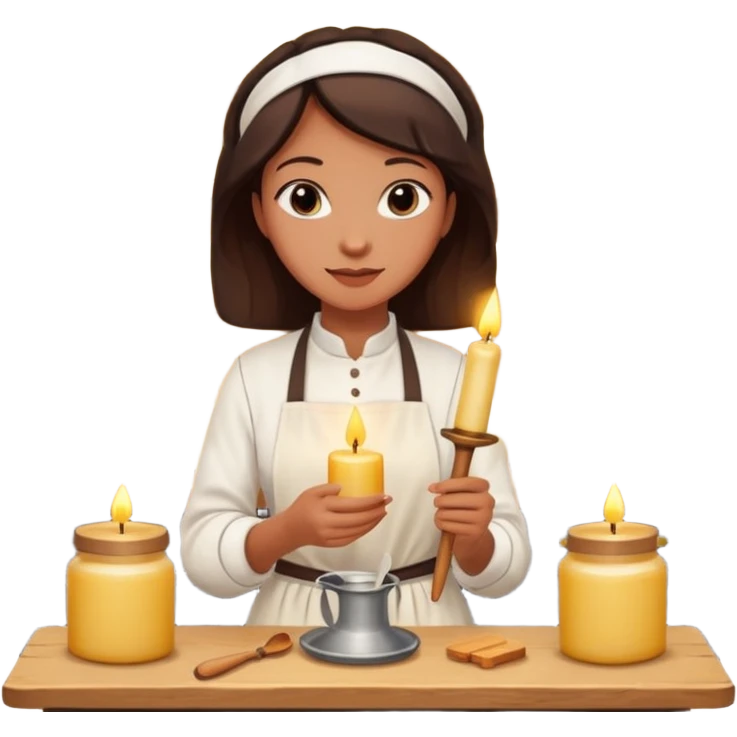 Candle Maker woman  emoji